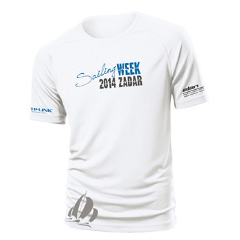 Graphic design T-shirt SAILING WEEK ZADAR 2014